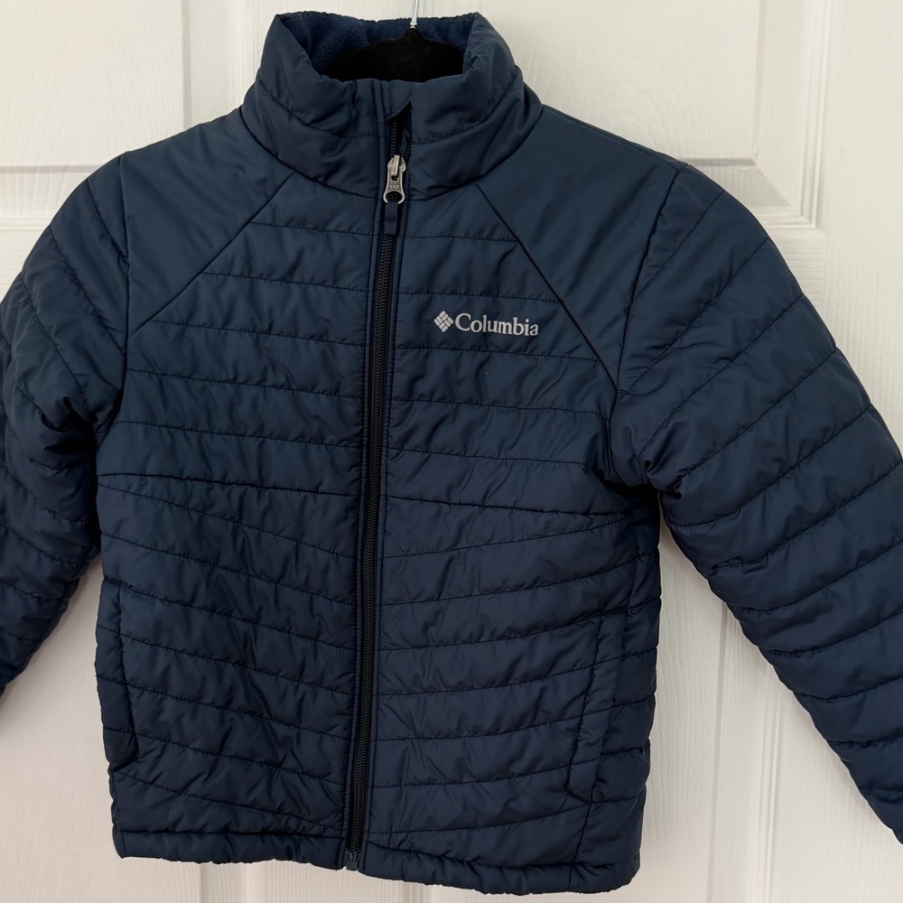 Columbia Kids Navy Insulated Quilted Puffer Jacket